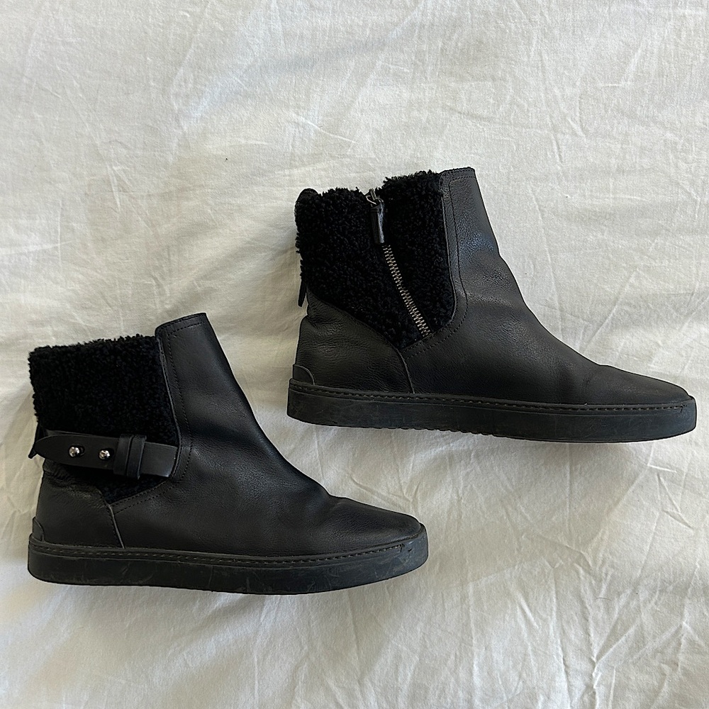 Rag & Bone Farling Boot with Shearling Size 40